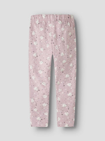 NAME IT Sweat Leggings Davina Keepsake Lilac Yin Yang Cats