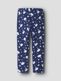 NAME IT Sweat Leggings Davina Beacon Blue Swans