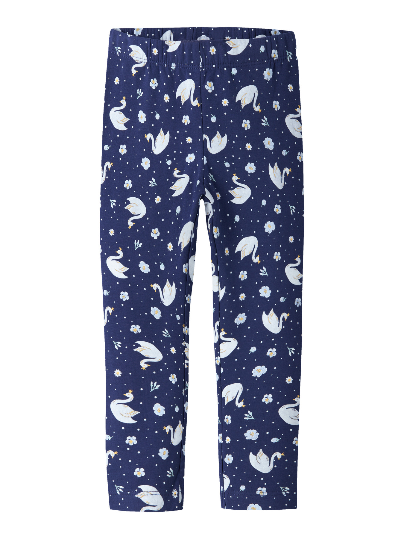 NAME IT Sweat Leggings Davina Beacon Blue Swans