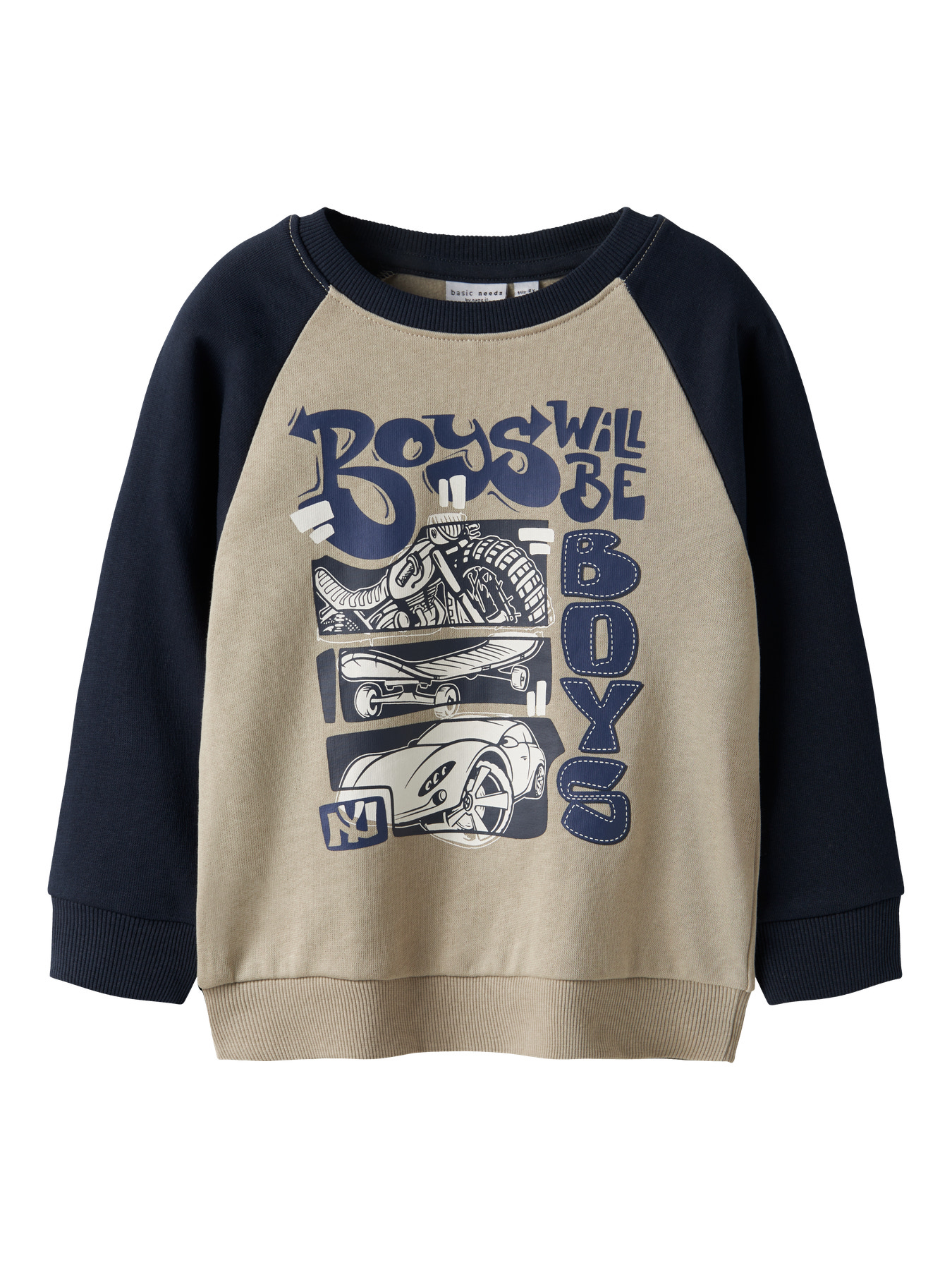 NAME IT Sweatshirt Vildar Island Fossil Boys