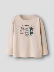 NAME IT Langærmet Bluse Veen Peyote Hanging Out
