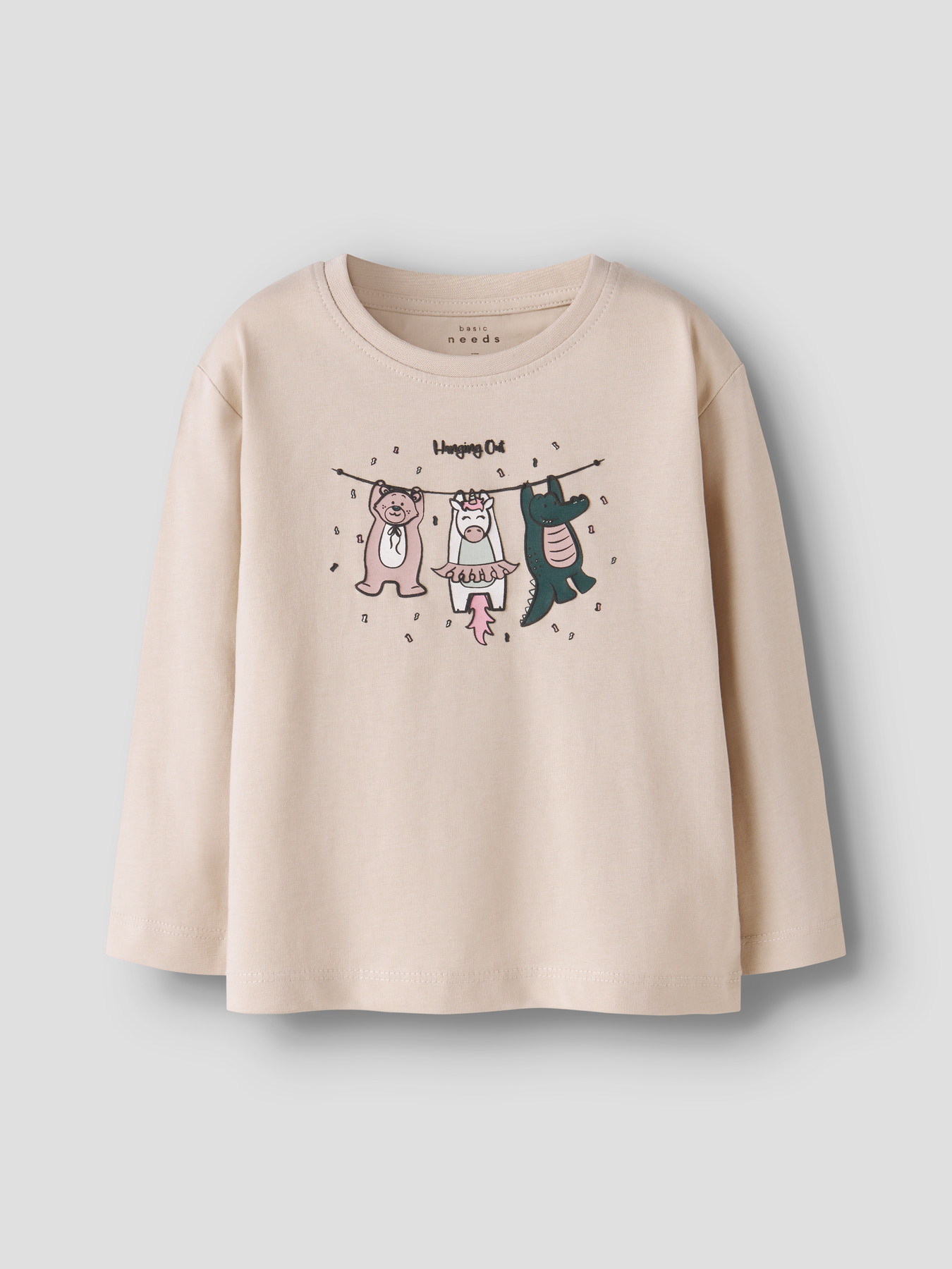 NAME IT Langærmet Bluse Veen Peyote Hanging Out