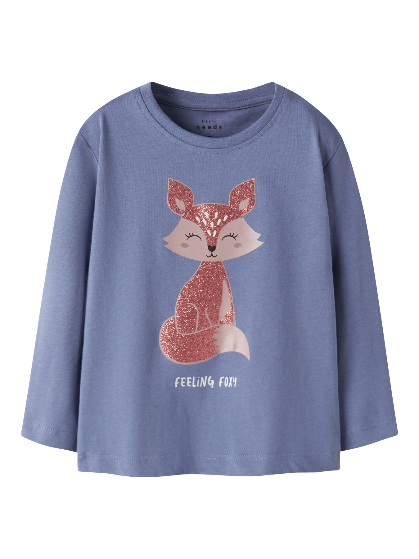 NAME IT Langærmet Bluse Veen Blue Ice Foxy