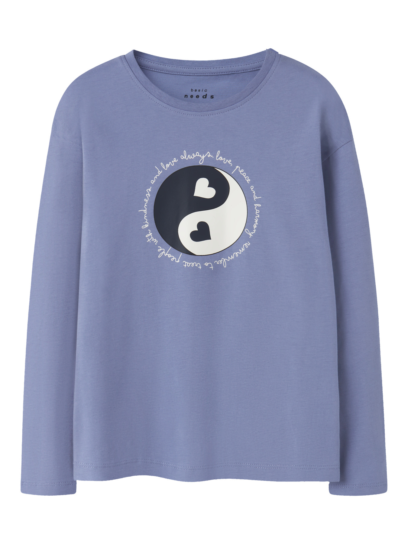 NAME IT Bluse Veen Blue Ice Ying Yang