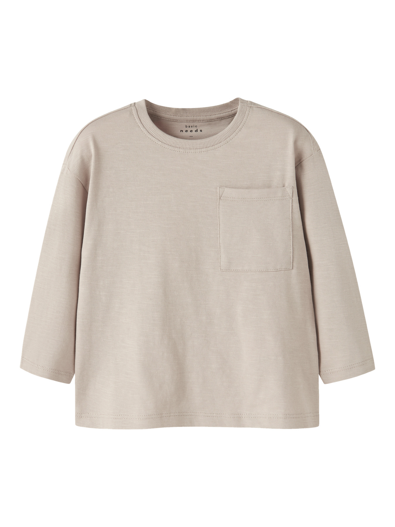 Name It Mini Bluse Island Fossil Med Brystlomme - Str. 5y 110cm