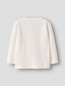 NAME IT Langærmet Bluse Victor Cloud Dancer Space Rex