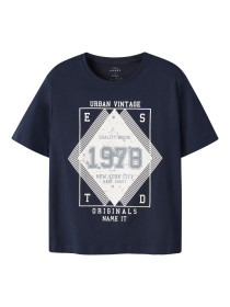 NAME IT T-shirt Vilogo Navy Blazer