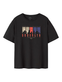 NAME IT T-shirt Vilogo Black Urban