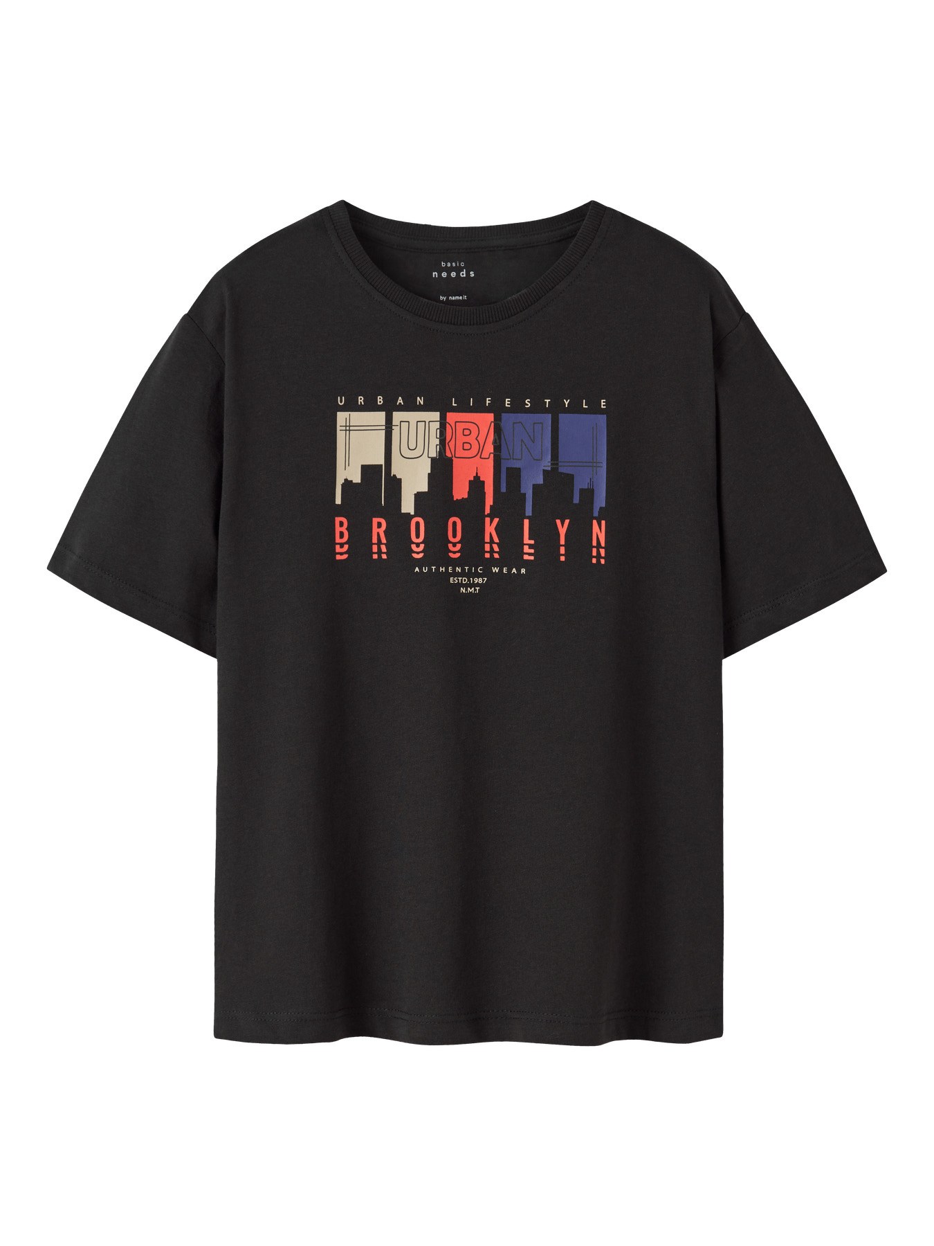 NAME IT T-shirt Vilogo Black Urban