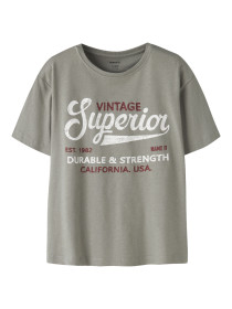 NAME IT T-shirt Vilogo Shadow Vintage