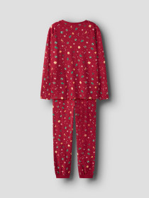 NAME IT Jule Natsæt Voksen Vismas Jester Red