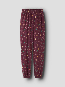 NAME IT Jule Natsæt Voksen Vismas Burgundy