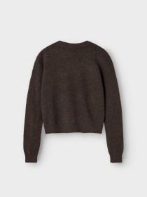 LMTD Striktrøje Lodet Chocolate Brown