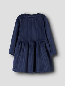 NAME IT Velour Kjole Veloa Navy Blazer