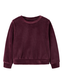 NAME IT Velour Bluse Veloa Burgundy