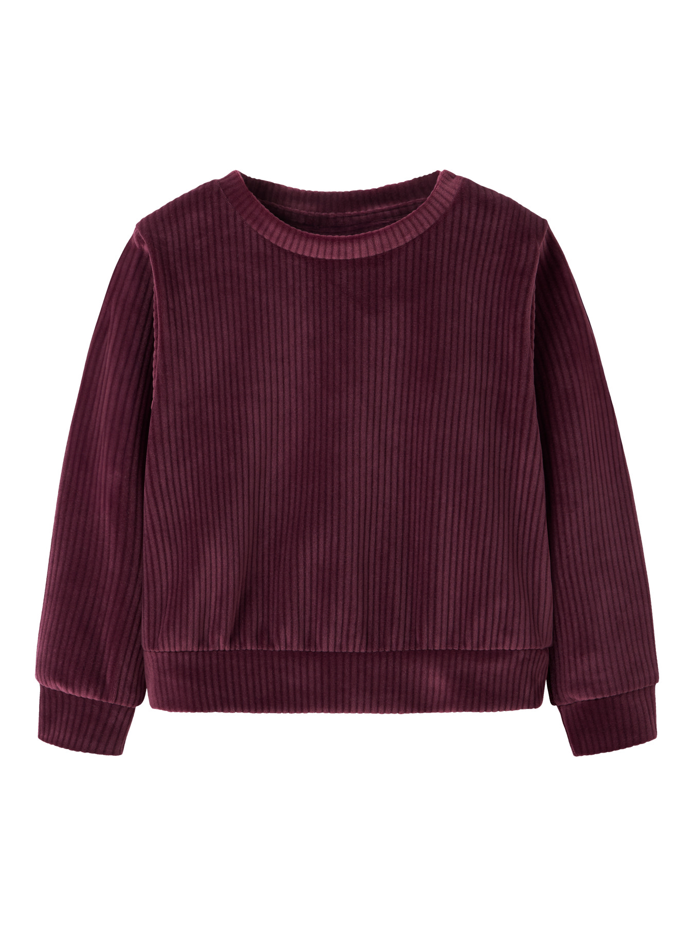 NAME IT Velour Bluse Veloa Burgundy