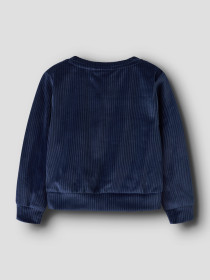 NAME IT Velour Bluse Veloa Navy Blazer