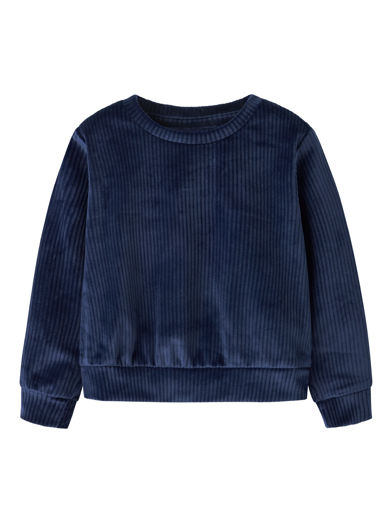 NAME IT Velour Bluse Veloa Navy Blazer