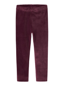 NAME IT Velour Leggings Veloa Burgundy