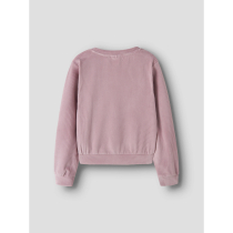 NAME IT Velour Sweatshirt Veloa Mauve Shadows