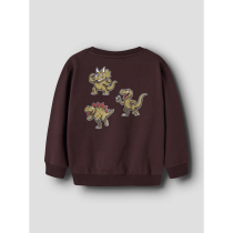 NAME IT Sweatshirt Vildar Chocolate Plum 