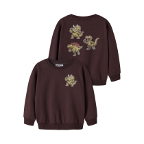 NAME IT Sweatshirt Vildar Chocolate Plum 