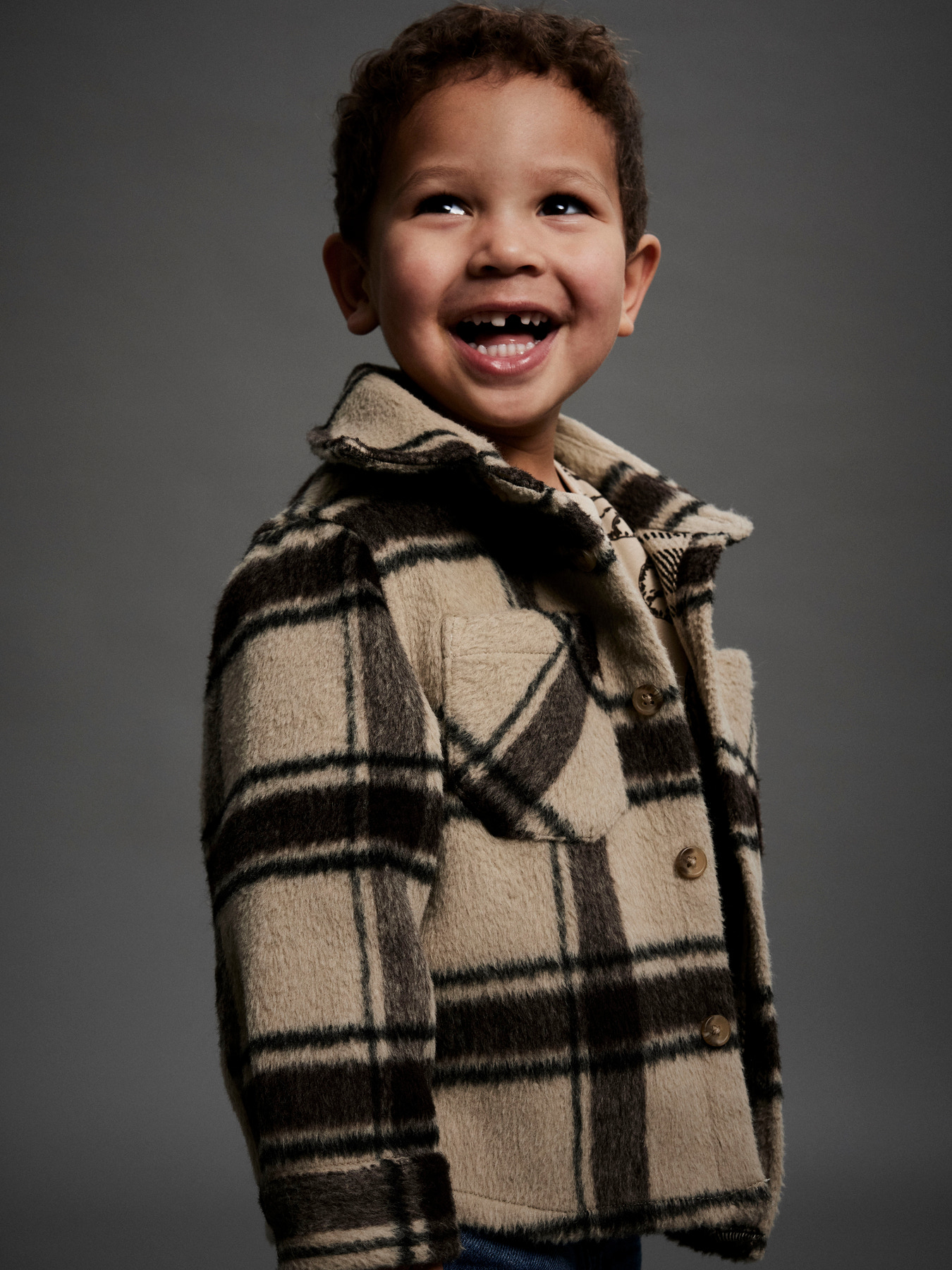 NAME IT Overshirt Remolle Island Fossil