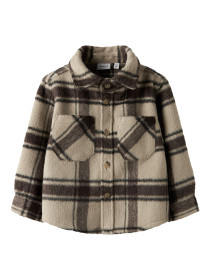 NAME IT Overshirt Remolle Island Fossil