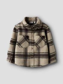NAME IT Overshirt Remolle Island Fossil