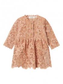 LIL ATELIER Blonde Kjole Roseli Rugby Tan