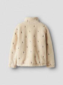 LIL ATELIER Teddy Jakke Nalo Bleached Sand