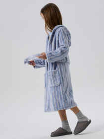 NAME IT Morgenkåbe Rose Kentucky Blue