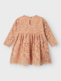 LIL ATELIER Blonde Kjole Roseli Rugby Tan