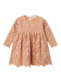 LIL ATELIER Blonde Kjole Roseli Rugby Tan