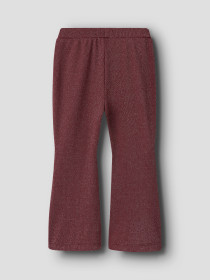 NAME IT Bootcut Bukser Glimmer Burgundy