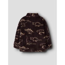 NAME IT Teddy Cardigan Ricolaj Chocolate Plum
