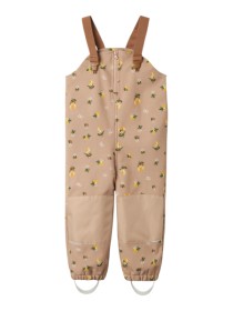 NAME IT Softshell Bukser Alfa Light Taupe Lemons