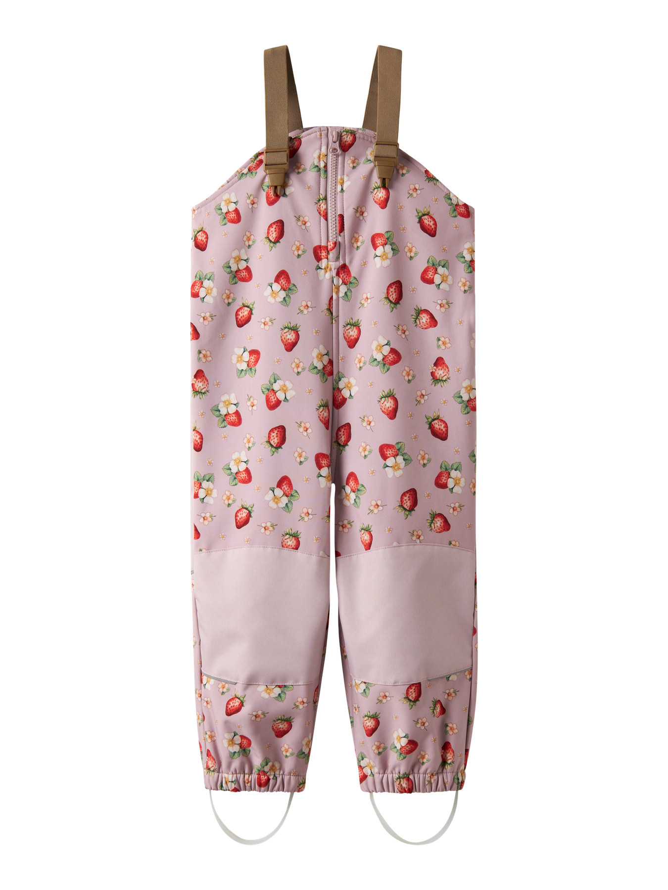 Name It Softshellbukser Keepsake Lilac Med Jordbærprint - Str. 2y 92cm