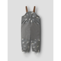 NAME IT Softshell Bukser Alfa08 Bib Quiet Shade Elephant