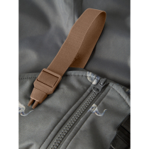 NAME IT Softshell Bukser Alfa08 Bib Quiet Shade Elephant