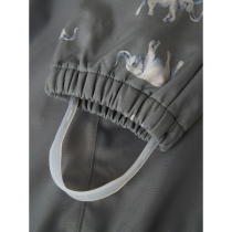 NAME IT Softshell Bukser Alfa08 Bib Quiet Shade Elephant