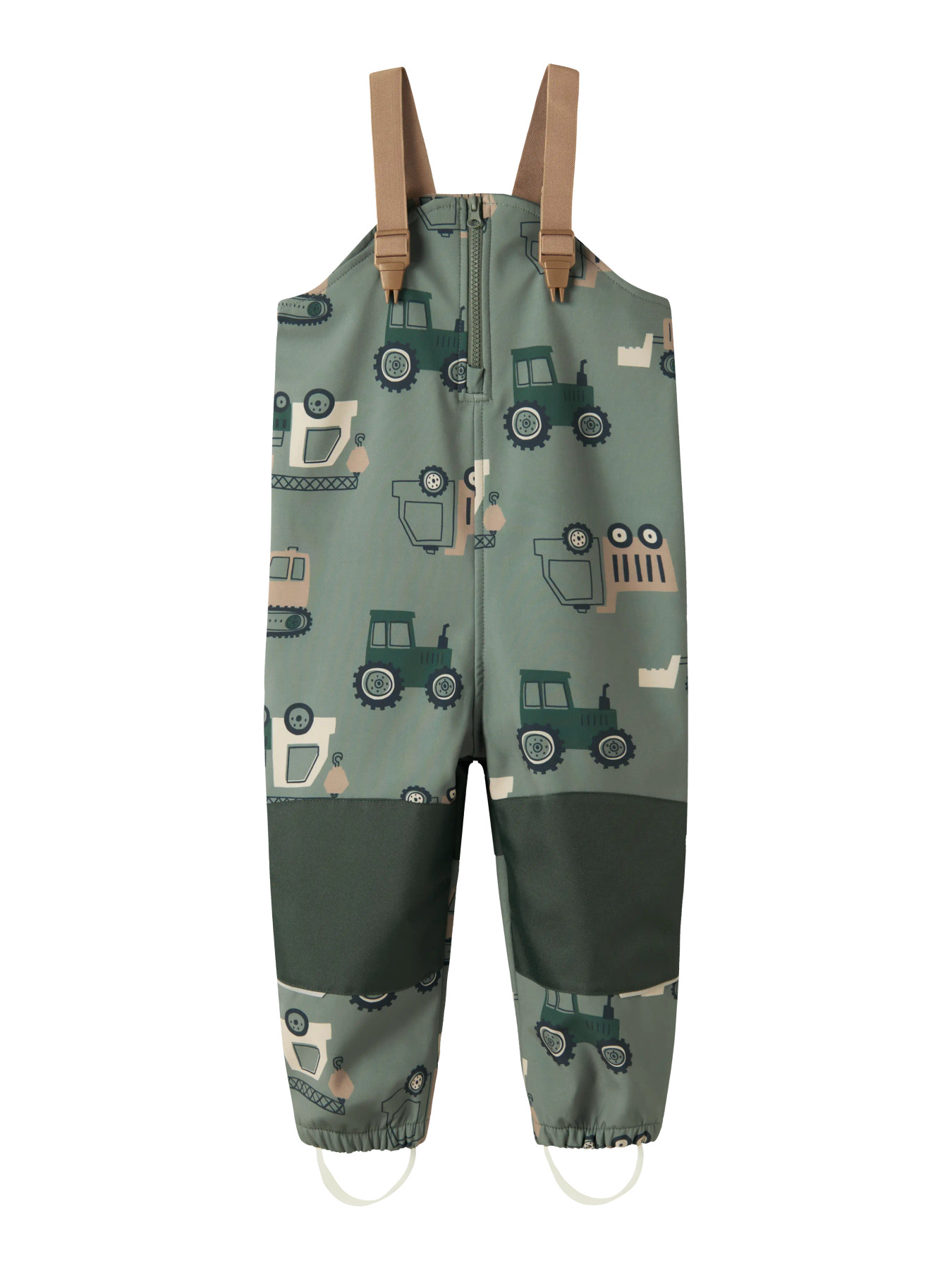 NAME IT Softshell Bib Bukser Alfa08 Balsam Green Machines