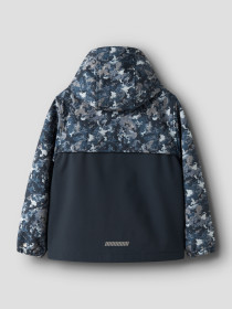 NAME IT Nkmalfa08 Softshell Jacket Block Aop Fo - Flint Stone