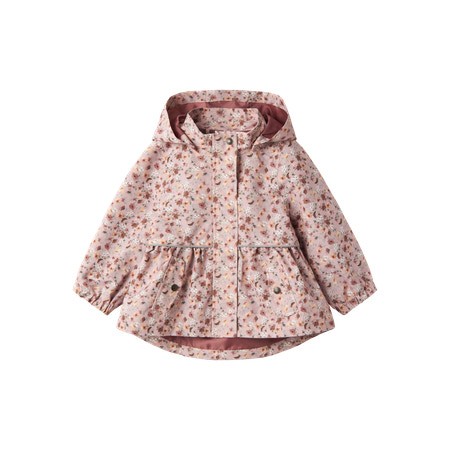 NAME IT Overgangs Jakke Malex Pale Mauve Flowers