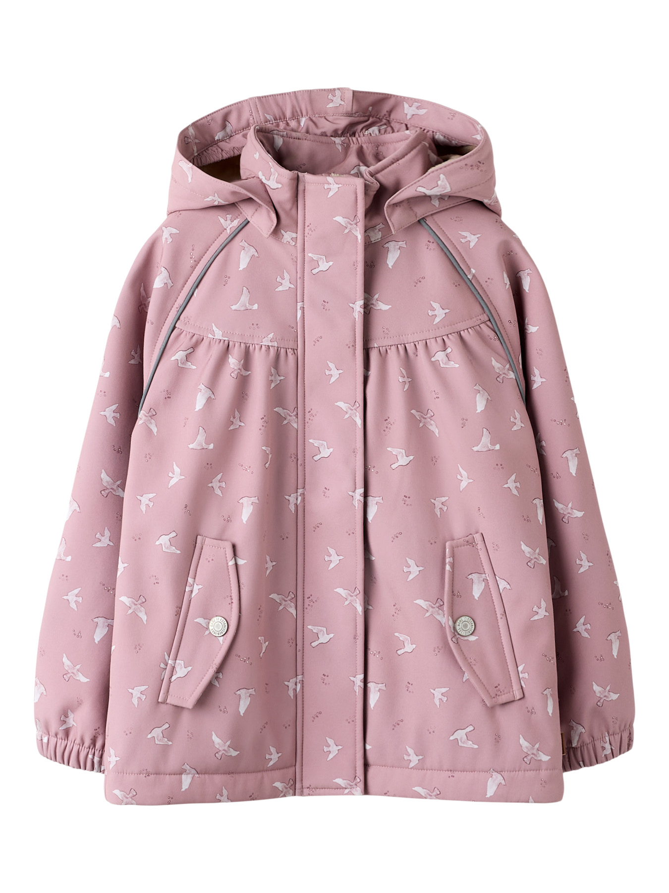 Name It Alfa08 Softshell Jakke - Woodrose Bird