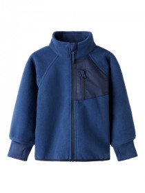 NAME IT Vindtæt Fleece Jakke Move03 Sargasso Sea