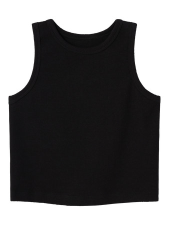 NAME IT Kort Rib Top Nakal Black billede