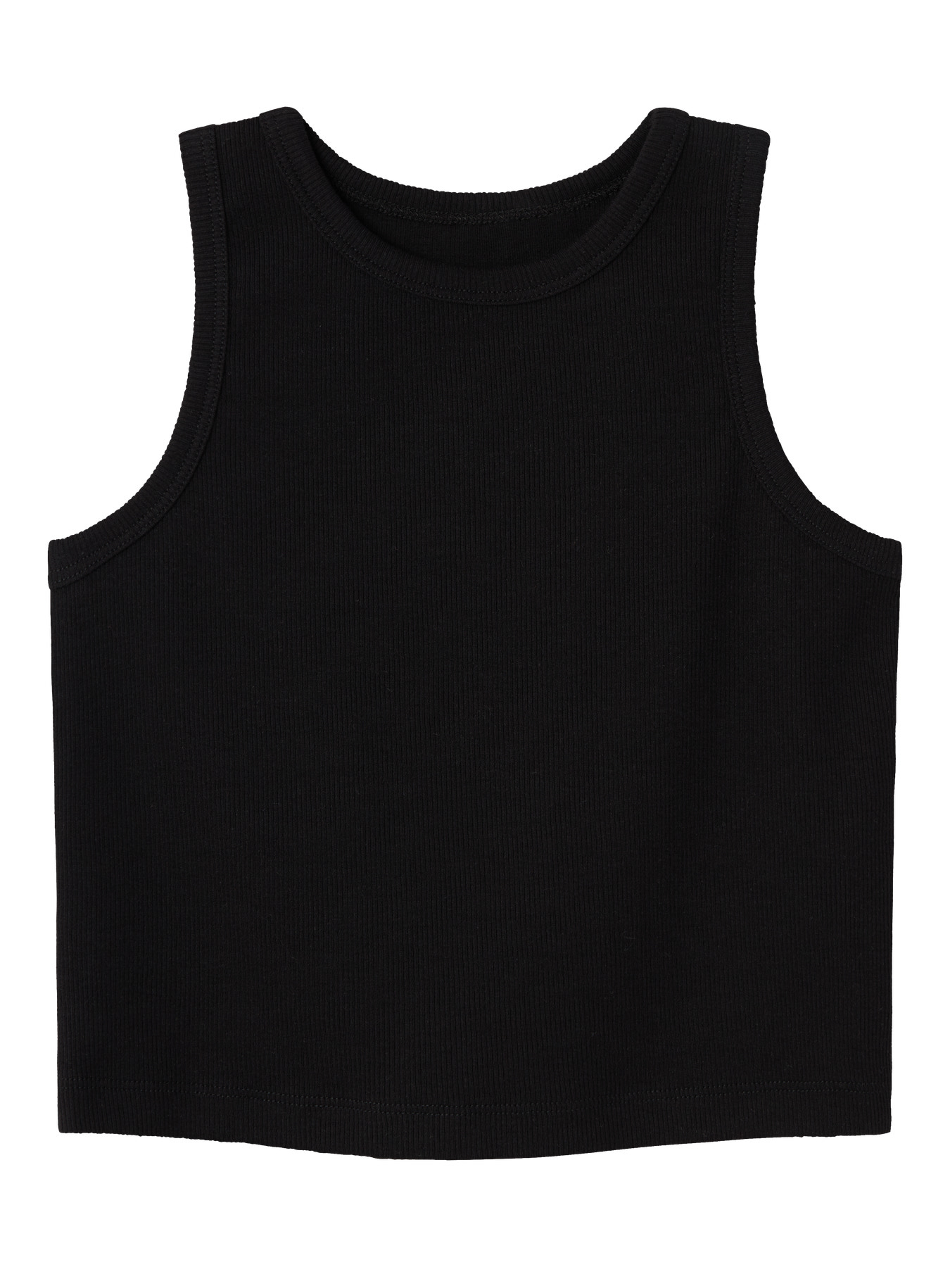 Name It Nakal Kort Rib Top - Black