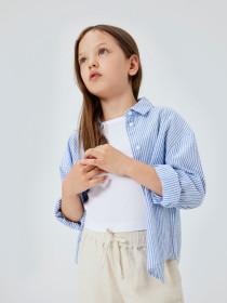 NAME IT Kort Rib Top Nakal Bright White