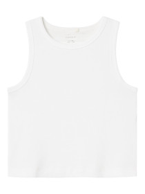 NAME IT Kort Rib Top Nakal Bright White